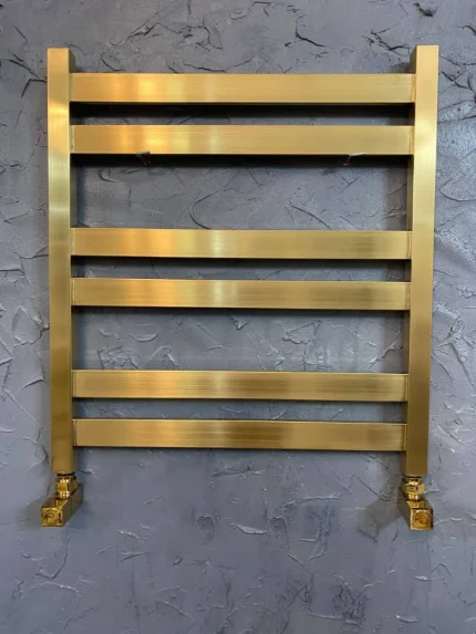 رادیاتور فلت طلا مات برایت استیل ابعاد 60 تا 120