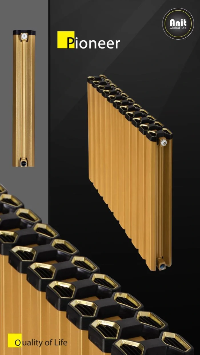 رادیاتور پایونیر طلایی برند آنیت (anit)