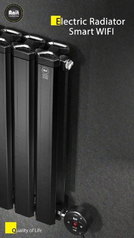 رادیاتور پایونیر برقی المنت wifi مشکی برند آنیت (anit)