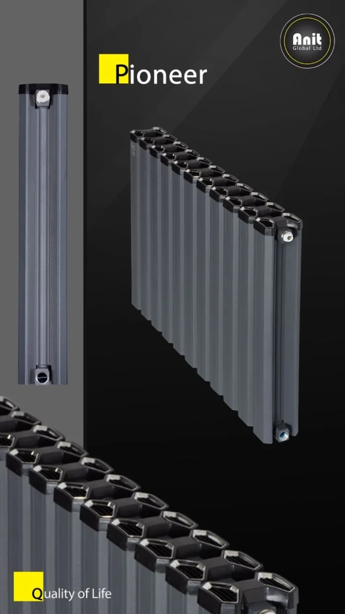 رادیاتور پایونیر طوسی برند آنیت (anit)