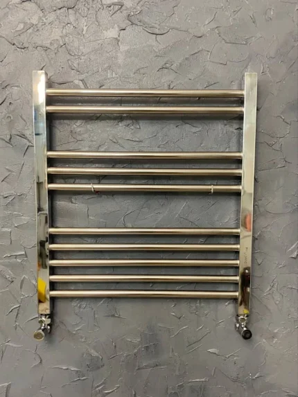 رادیاتور لوله کروم براق برایت استیل ابعاد 60 تا 120