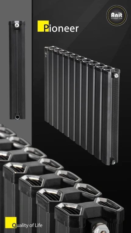 رادیاتور پایونیر مشکی برند آنیت (anit)