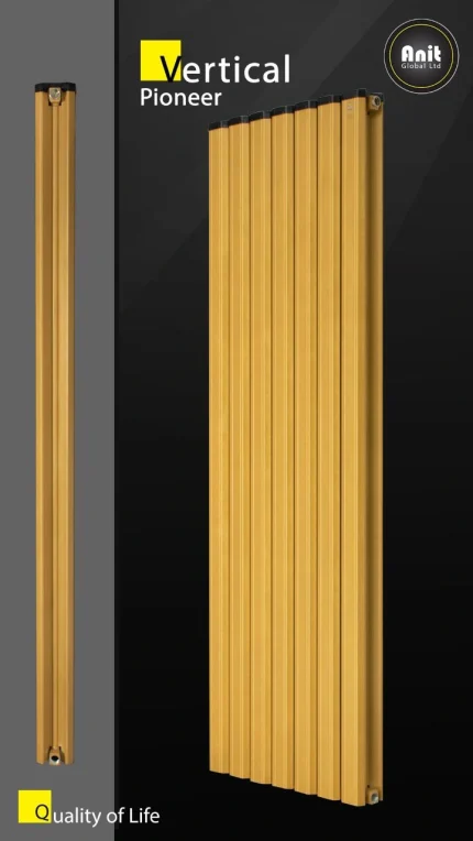 رادیاتور ورتیکال طلایی برند آنیت (anit)