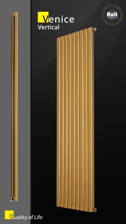رادیاتور ونیز ورتیکال طلایی برند آنیت (anit)